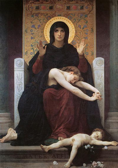 Virgin Comforter William-Adolphe Bouguereau